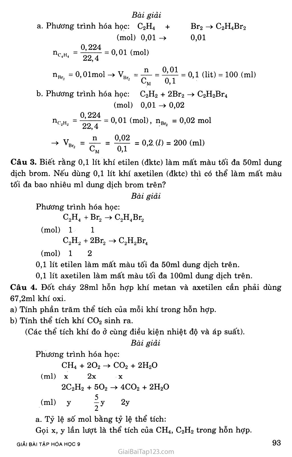Bài 38. Axetilen trang 3 Bài 38. Axetilen trang 3