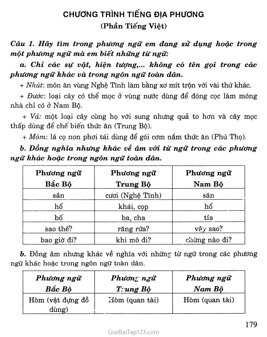 Chương trình địa phương (phần Tiếng Việt) trang 1
