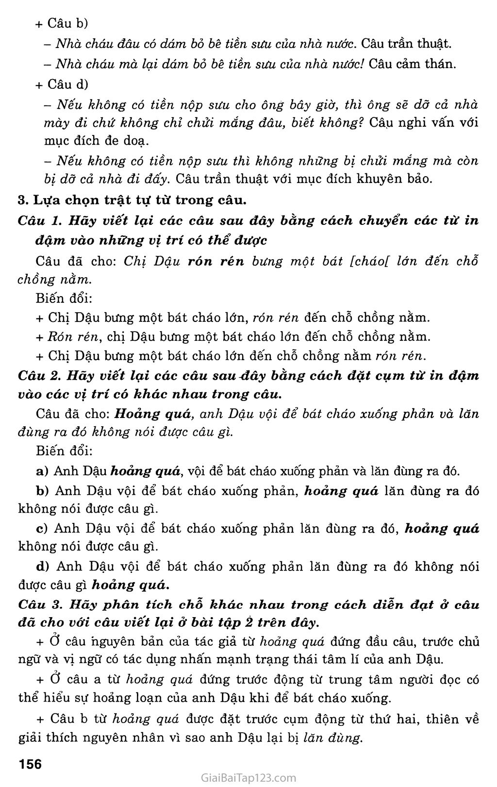 Ôn tập và kiểm tra phần Tiếng Việt (tiếp theo) trang 2