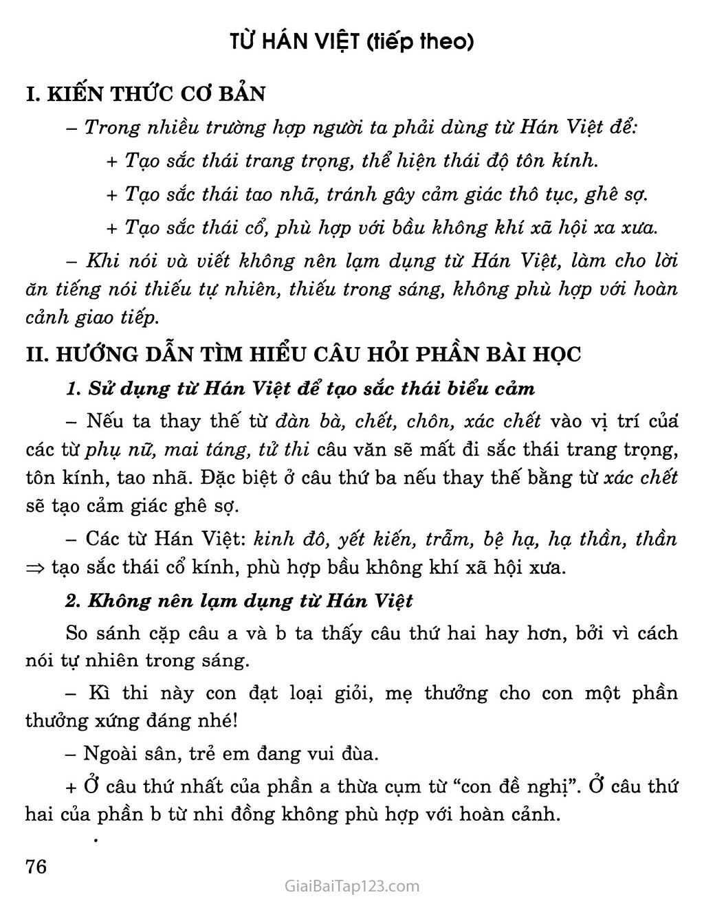Từ Hán Việt (tiếp theo) trang 1