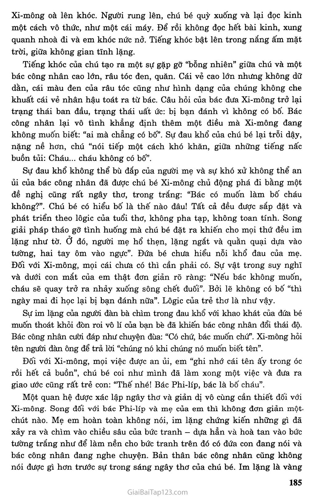 Bố của Xi - mông (trích) trang 5