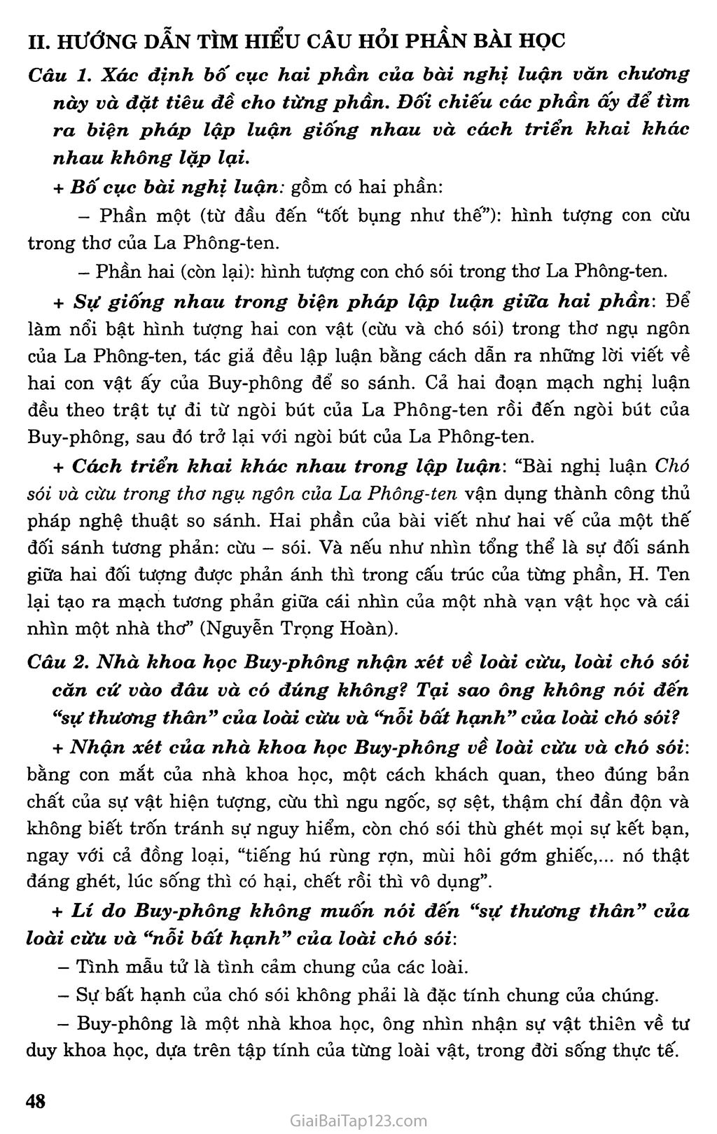 Chó sói và cừu trong thơ ngụ ngôn của La Phông - ten (trích) trang 2