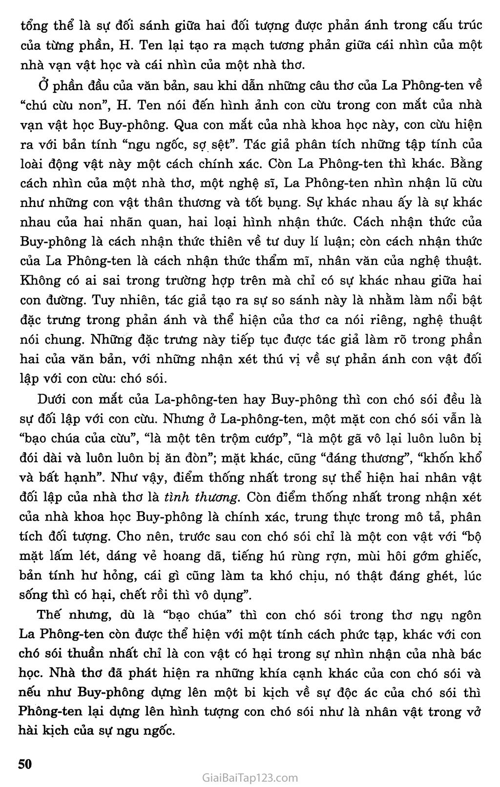 Chó sói và cừu trong thơ ngụ ngôn của La Phông - ten (trích) trang 4