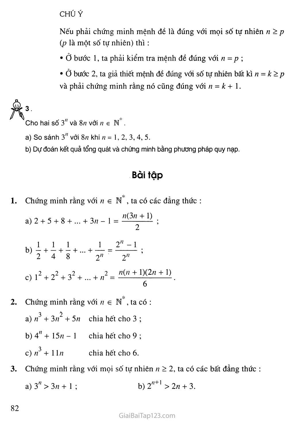 Bài 1. Phương pháp quy nạp toán học trang 4