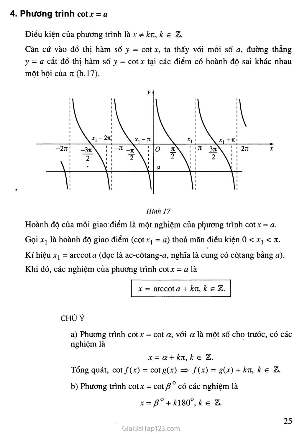 Bài 2. Phương trình lượng giác cơ bản trang 8