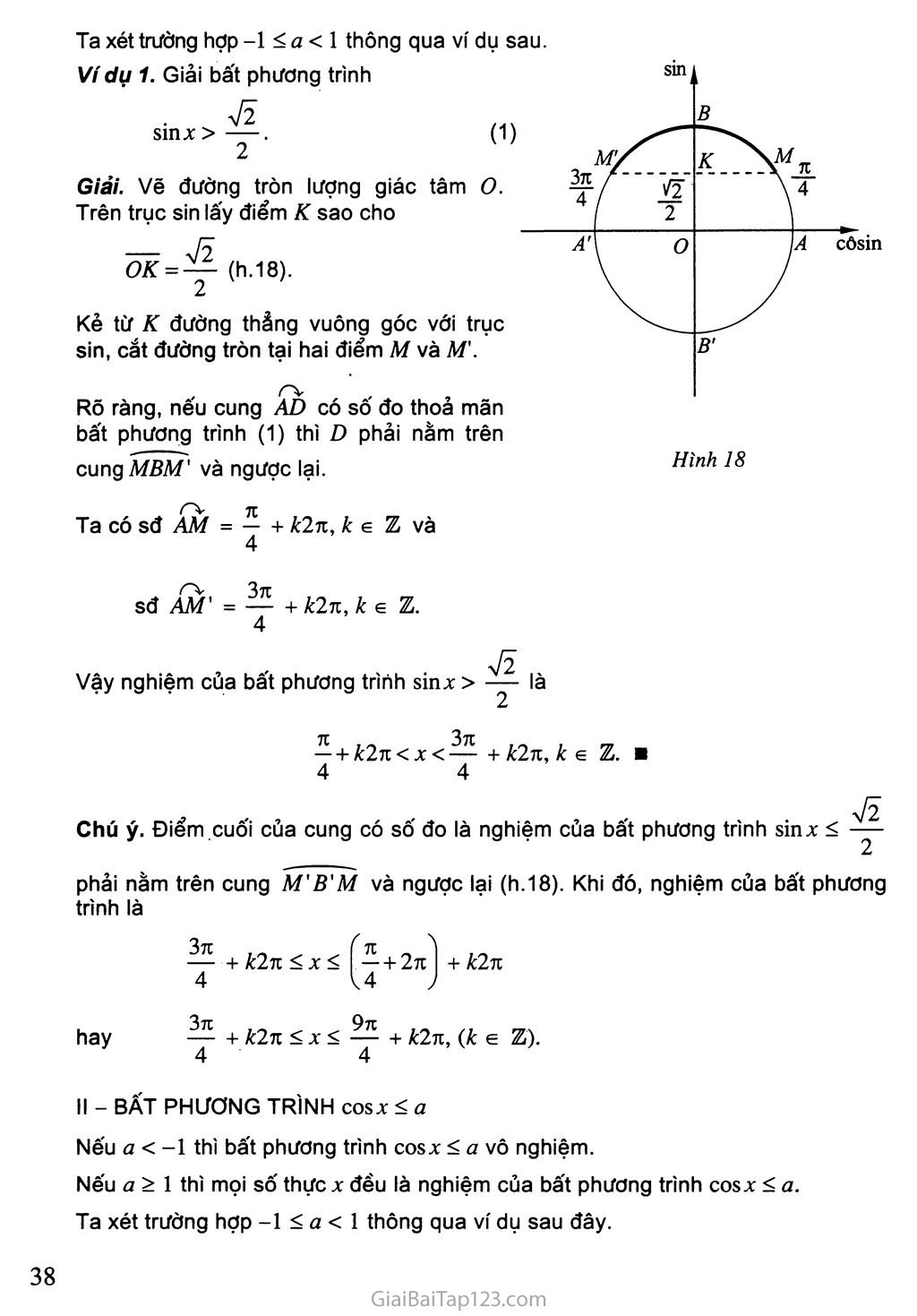 Bài 3. Một số phương trình lượng giác thường gặp trang 10