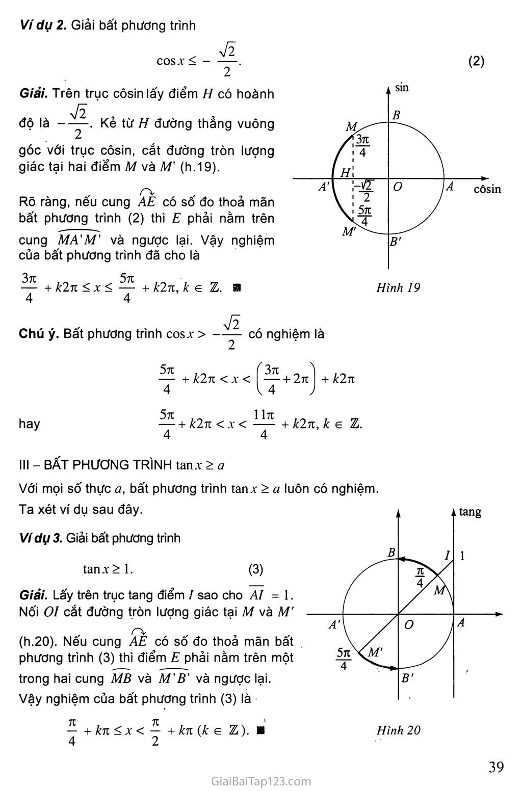 Bài 3. Một số phương trình lượng giác thường gặp trang 11