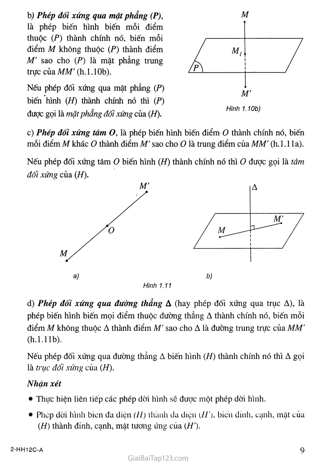 Bài 1. Khái niệm về khối đa diện trang 7