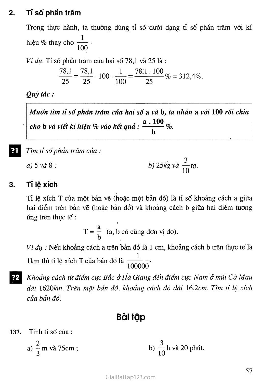 Bài 16. Tìm tỉ số của hai số trang 2 Bài 16. Tìm tỉ số của hai số trang 2