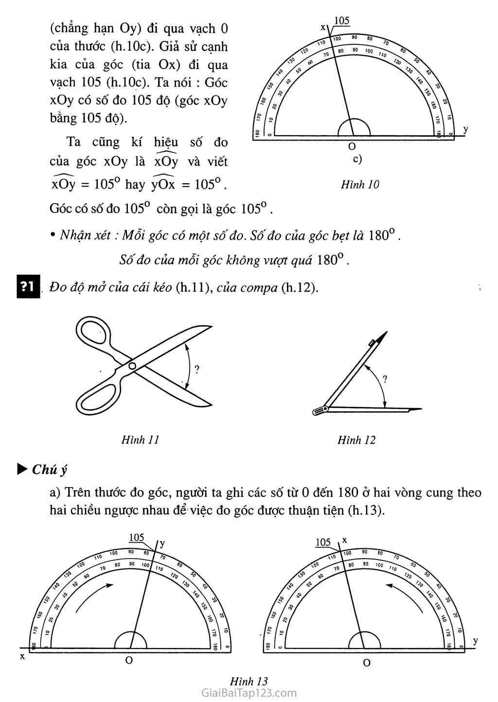 Bài 3. Số đo góc trang 2 Bài 3. Số đo góc trang 2