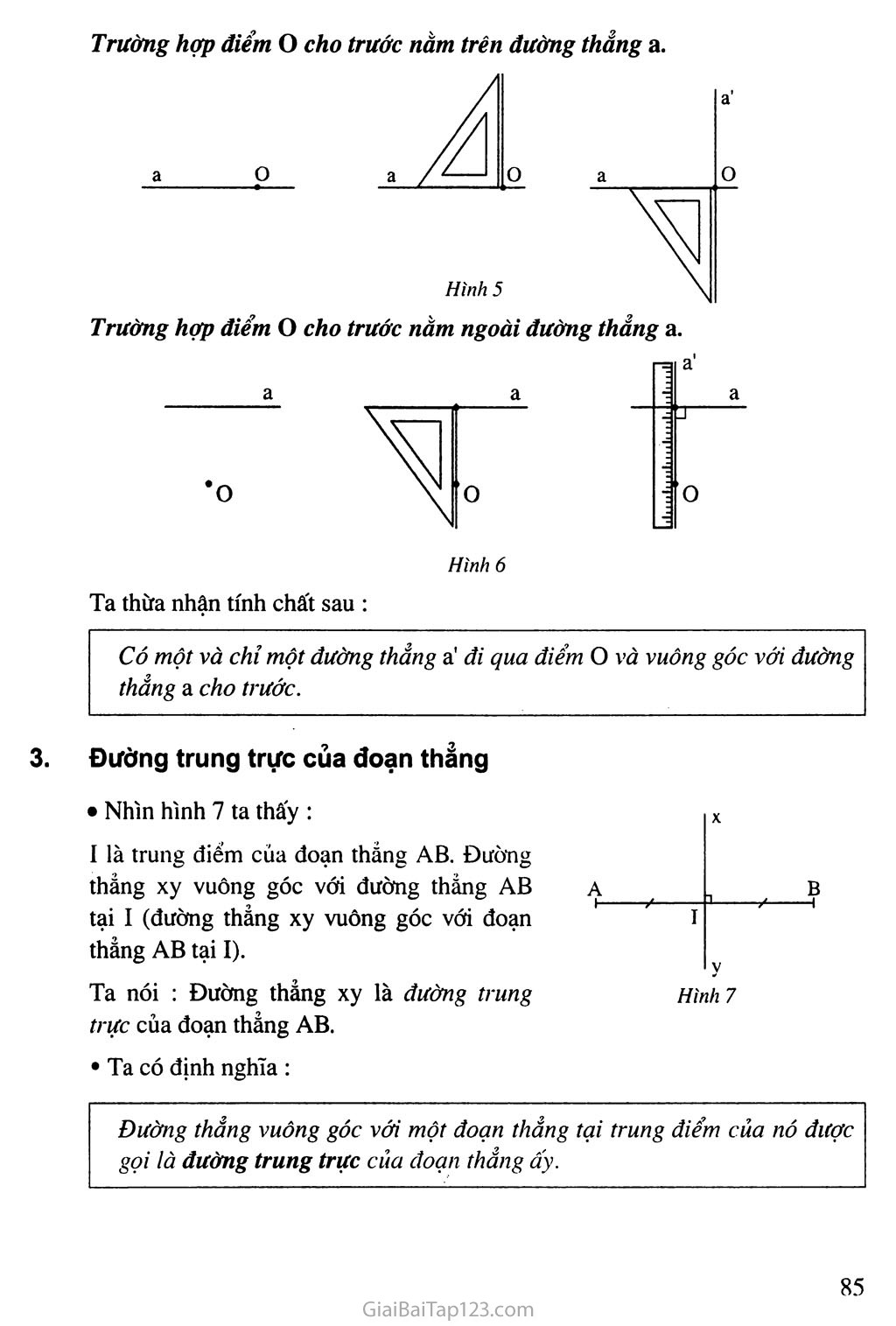 Bài 2. Hai đường thẳng vuông góc trang 3