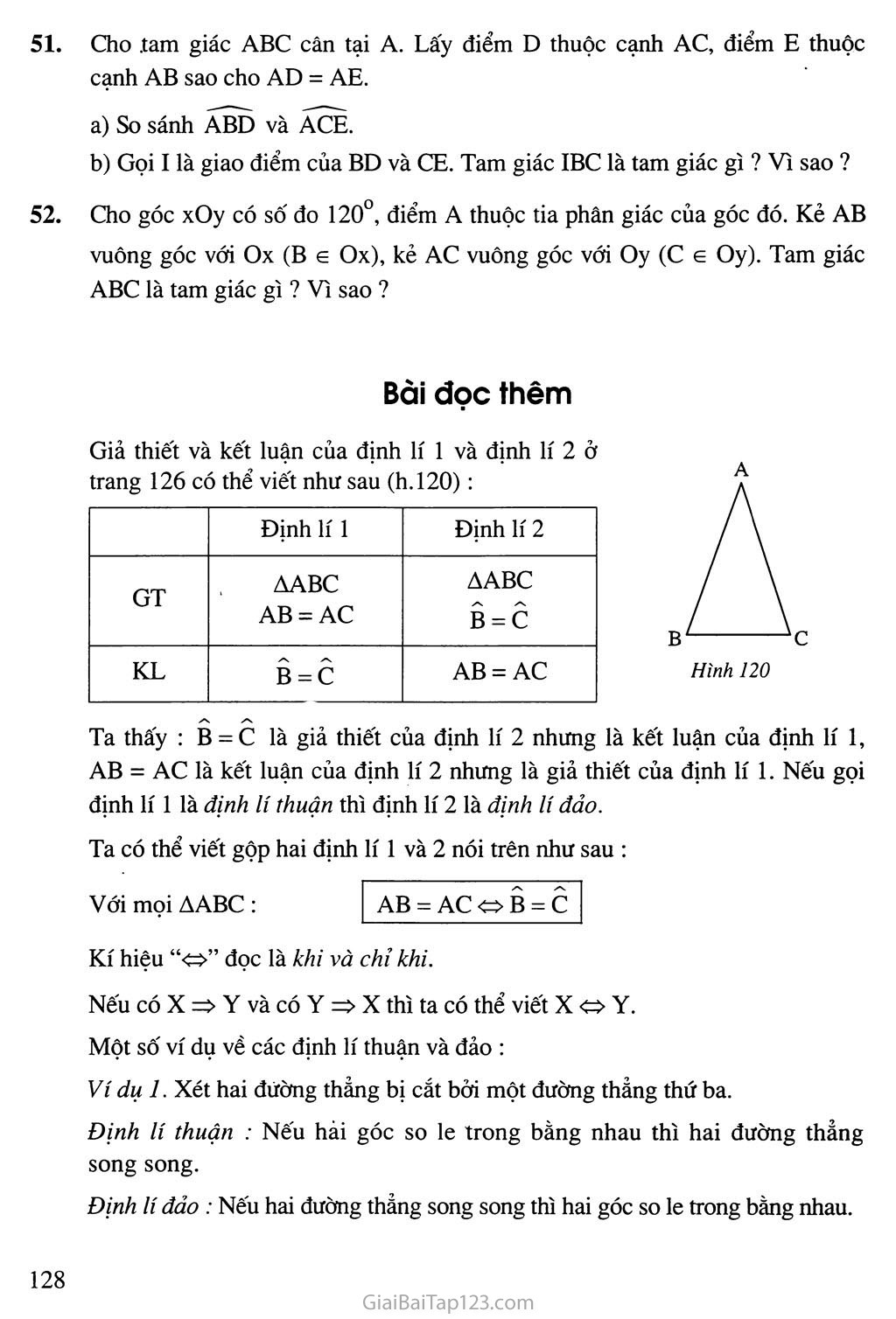 Bài 6. Tam giác cân trang 4