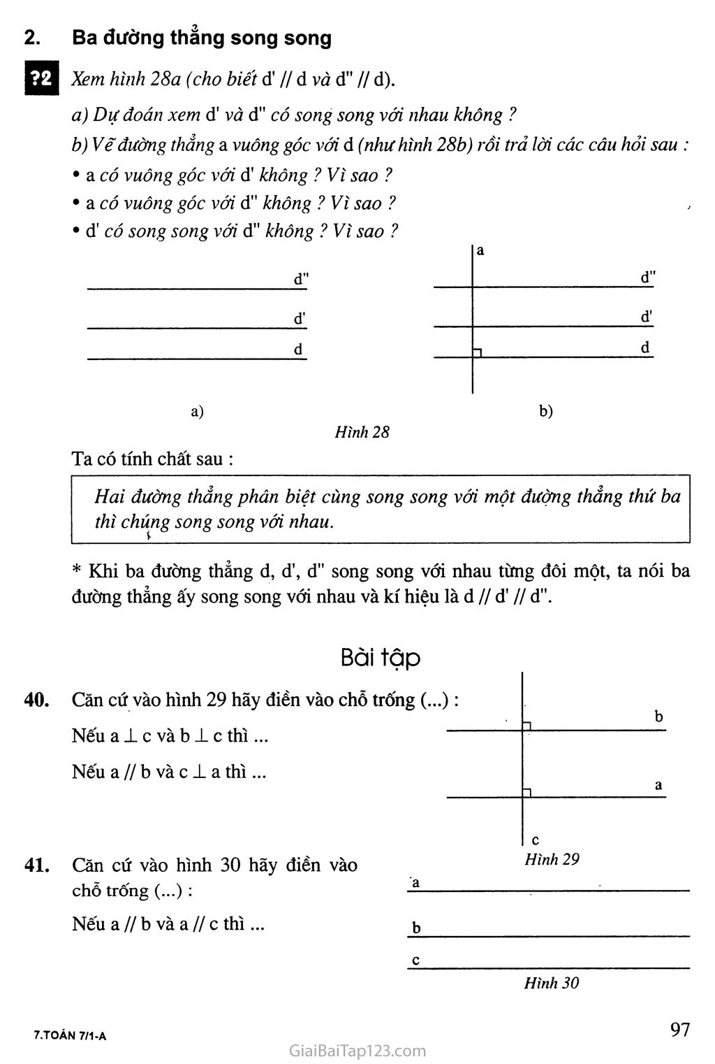 Bài 6. Từ vuông góc đến song song trang 2