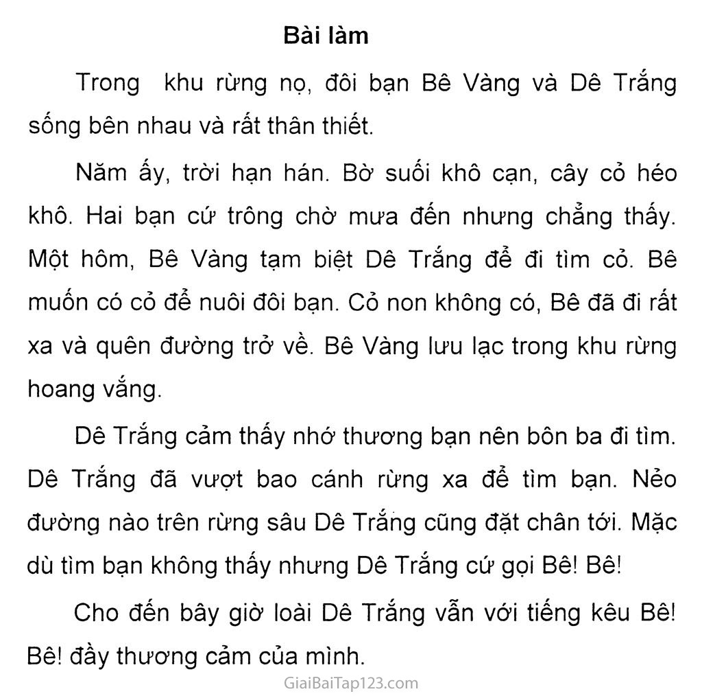 Đề: Dựa vào tranh (Trang 14 - SGK Tiếng Việt 2 - tập 1), kể lại câu chuyện Phần thưởng bằng lời kể của em trang 2