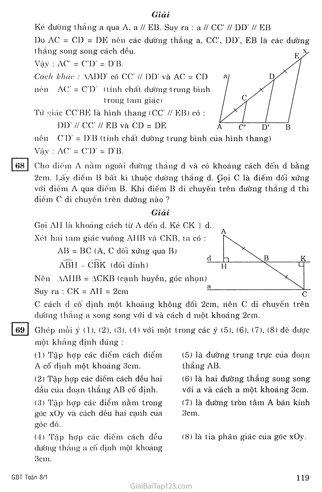 §10. Đường thẳng song song với một đường thẳng cho trước trang 3