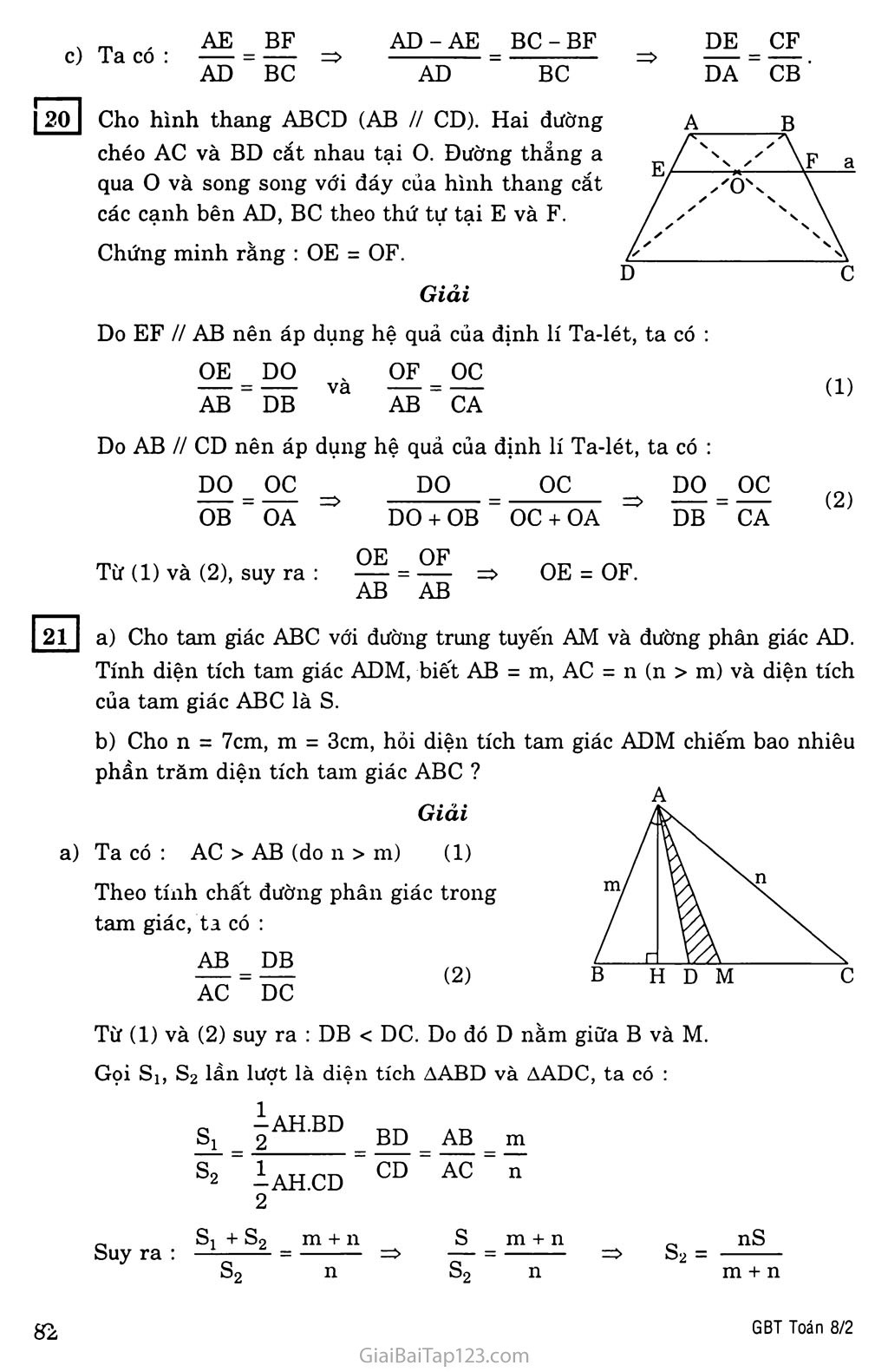 §3. Tính chất đường phân giác của tam giác trang 4