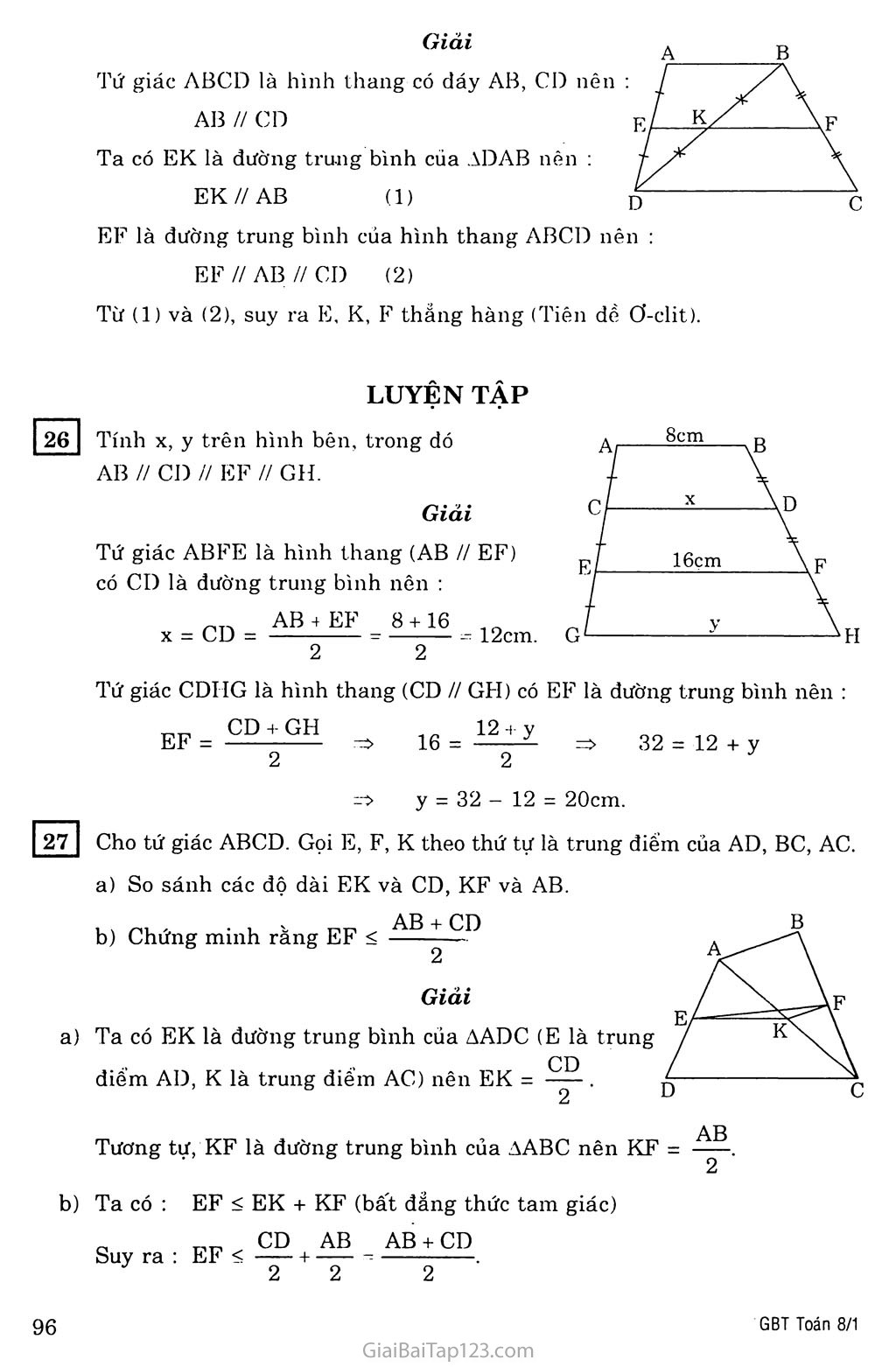 §4. Đường trung bình của tam giác, của hình thang trang 4