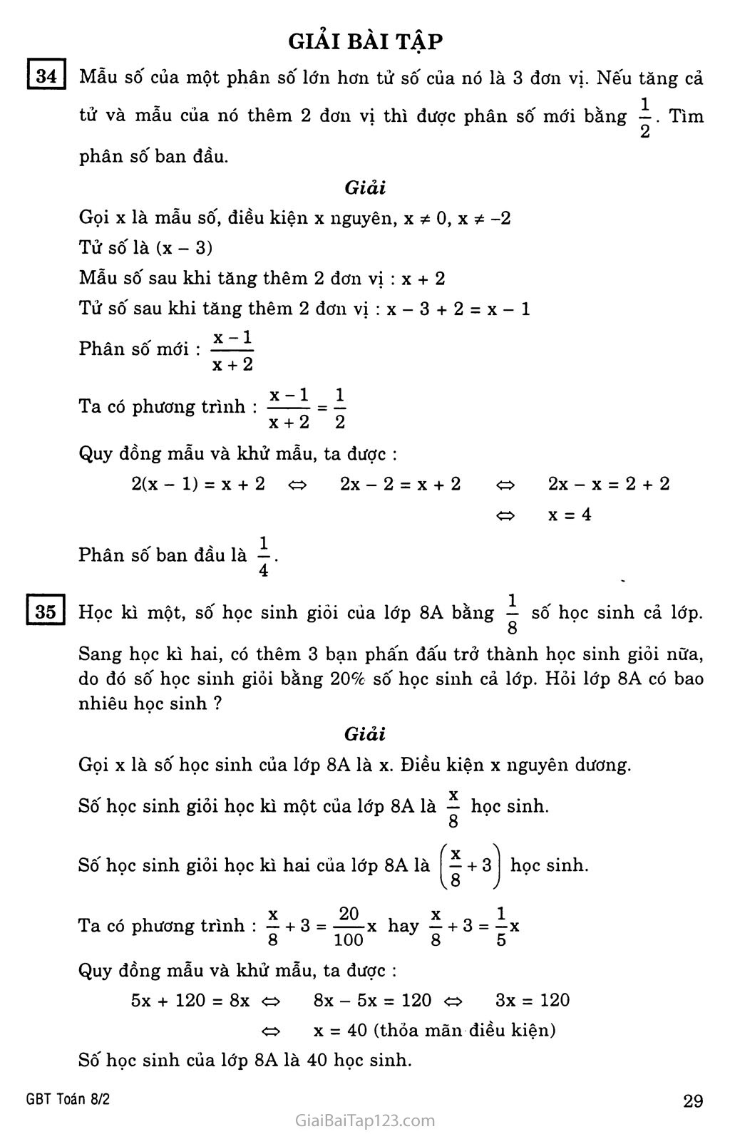 §6. Giải bài toán bằng cách lập phương trình trang 2