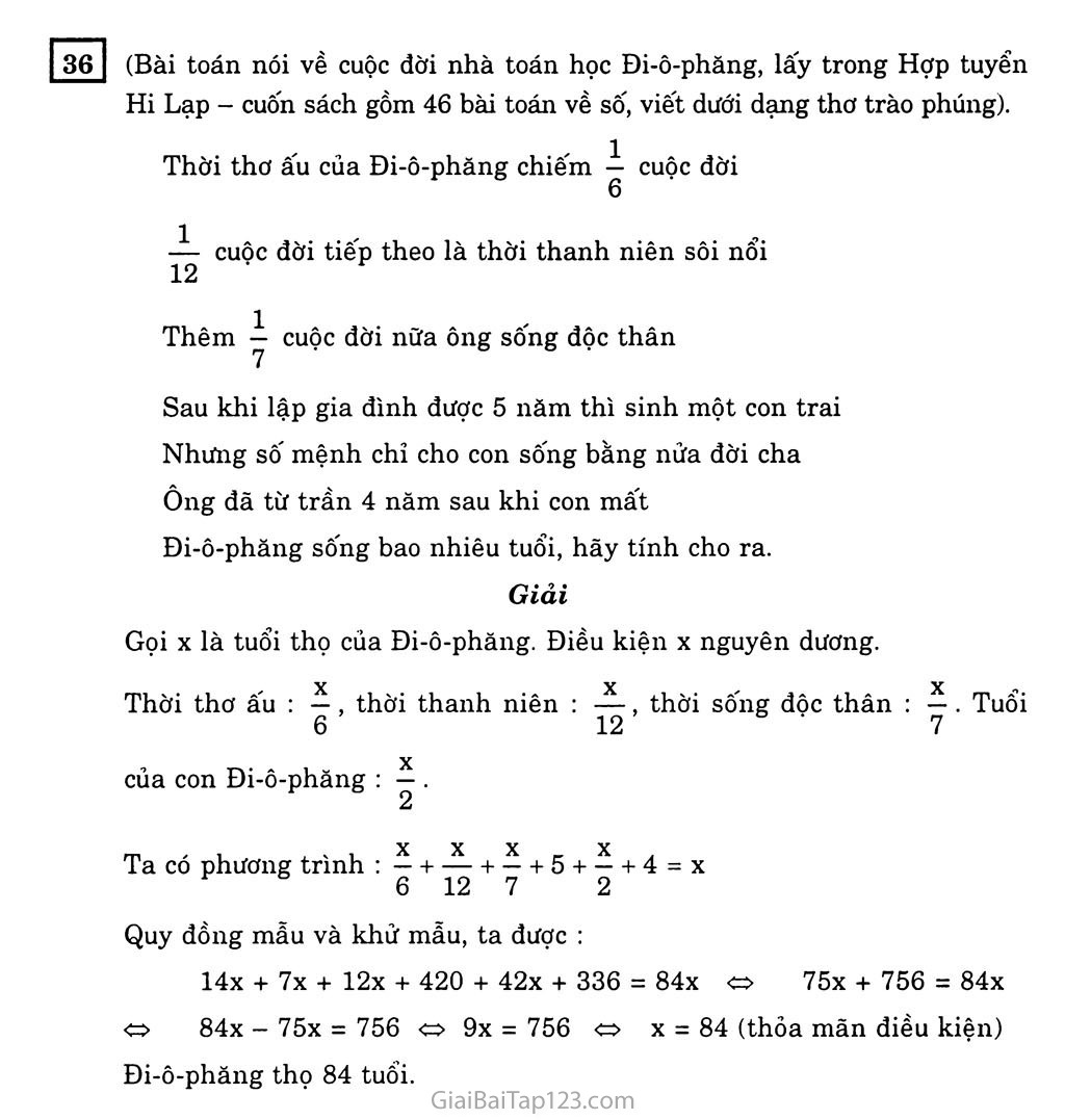 §6. Giải bài toán bằng cách lập phương trình trang 3
