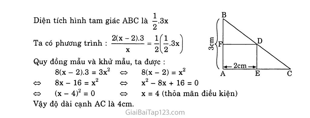 §7. Giải bài toán bằng cách lập phương trình (tiếp) trang 10
