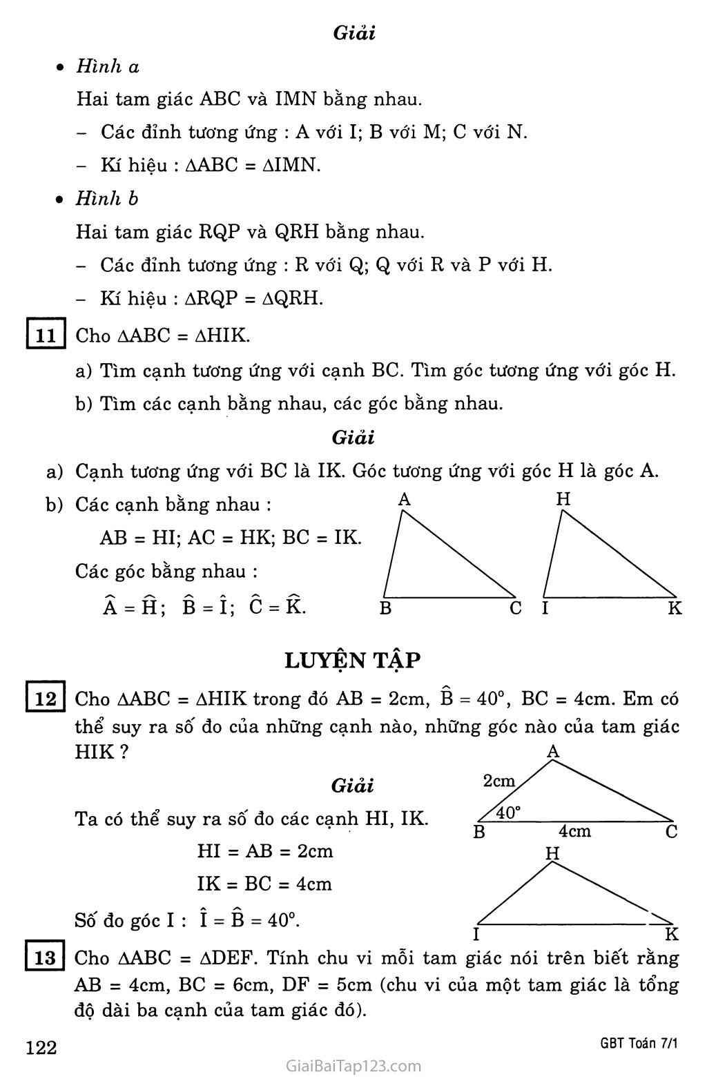 §2. Hai tam giác bằng nhau trang 3