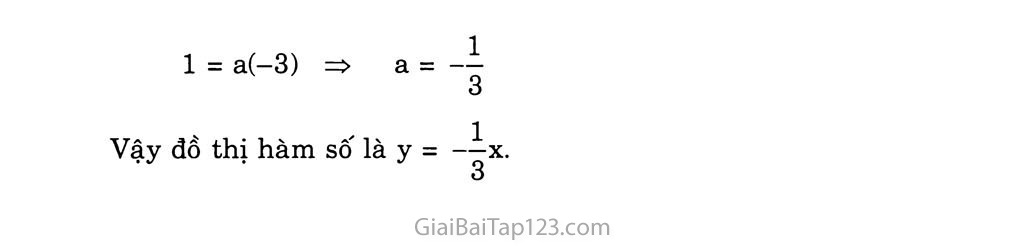 §7. Đồ thị của hàm số y = ax (a khác 0) trang 8