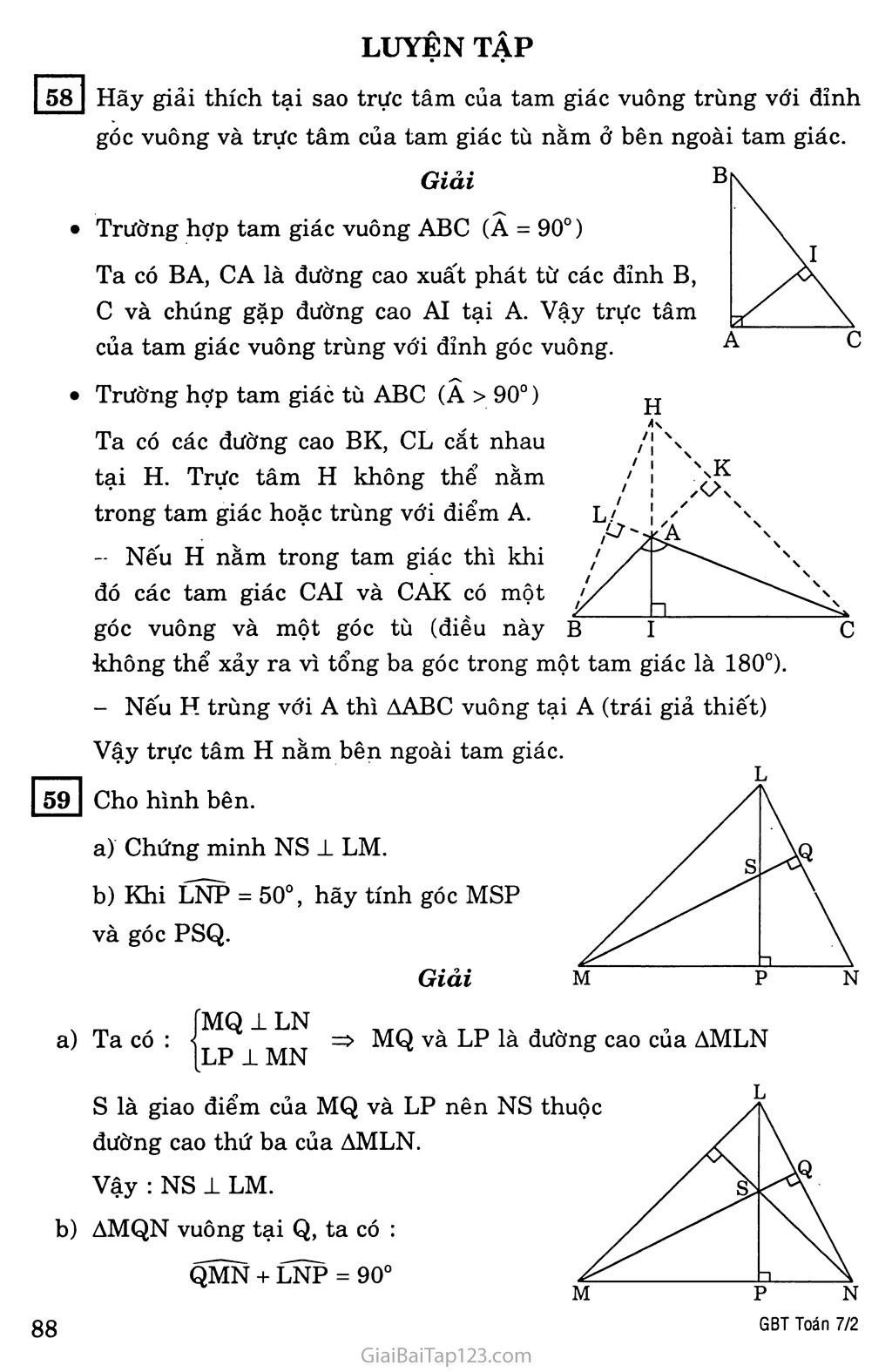 Bài 9. Tính chất ba đường cao của tam giác trang 2