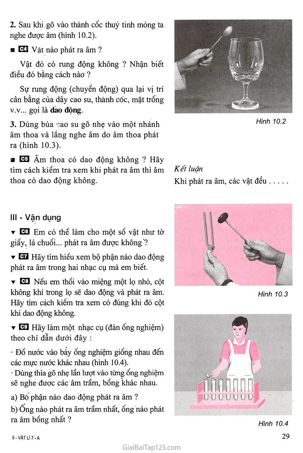 Bài 10. Nguồn âm trang 2