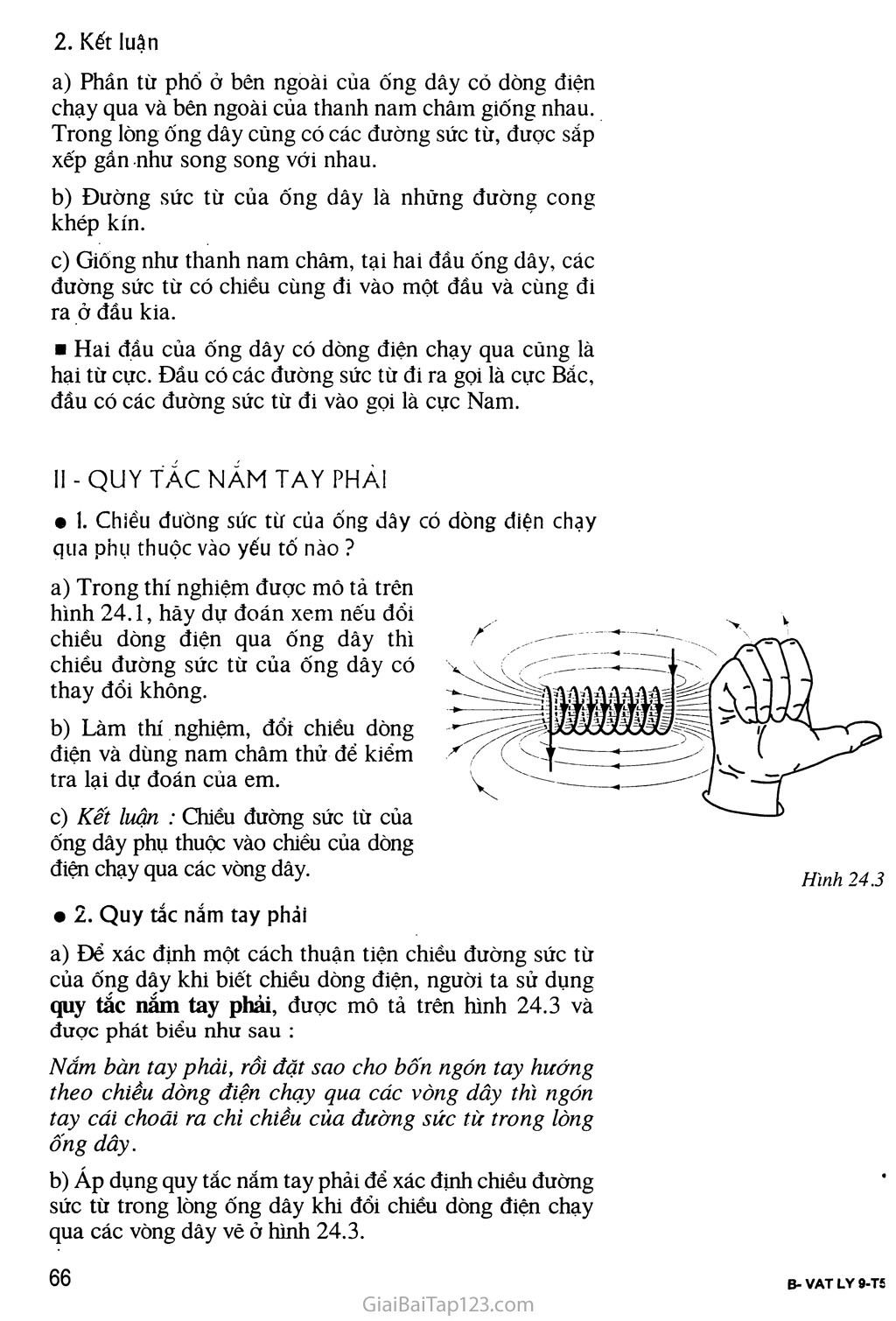 Bàl 24 Từ trường của ống dây có dòng điện chạy qua trang 2