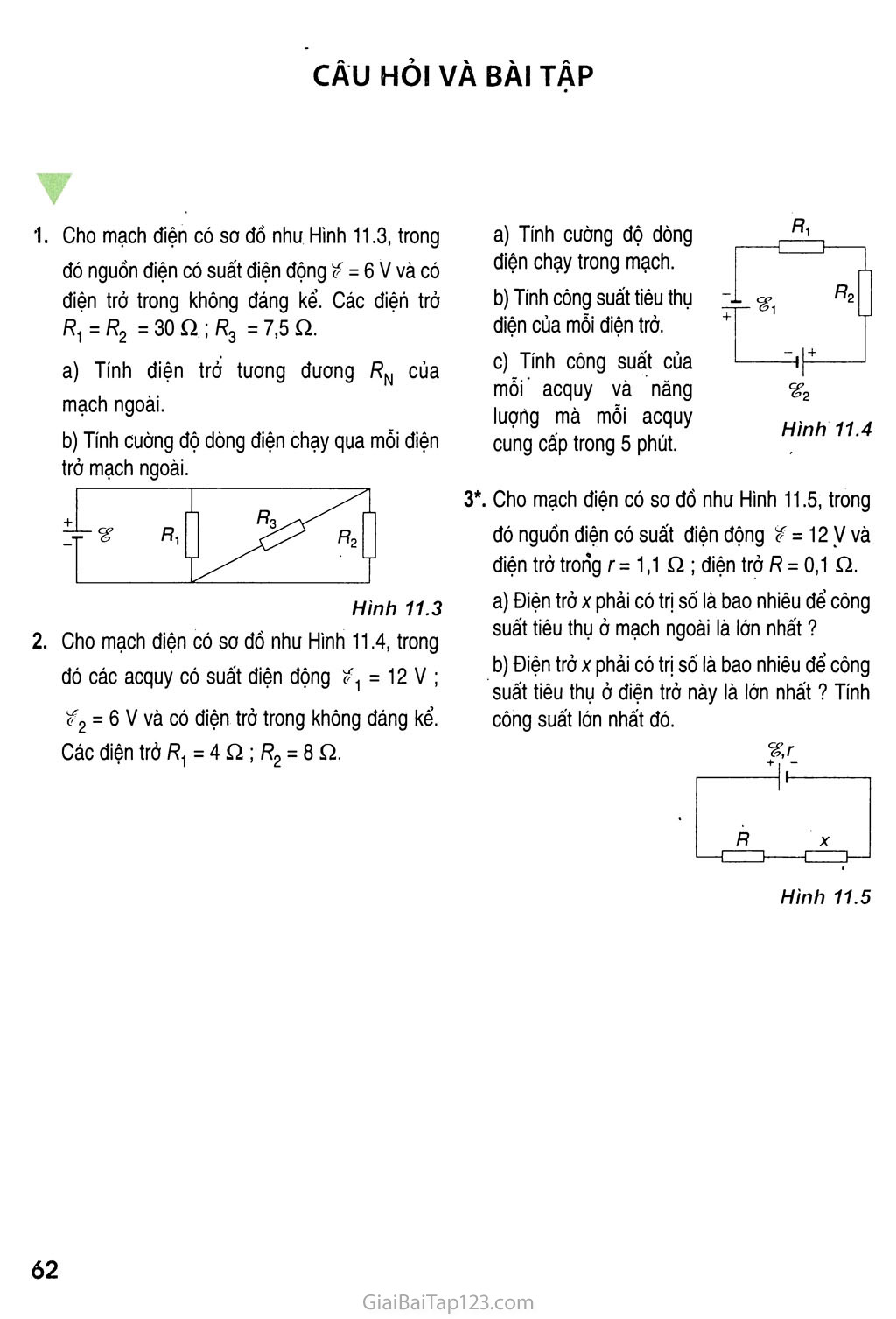 Bài 11. Phương pháp giải một số bài toán về toàn mạch trang 4