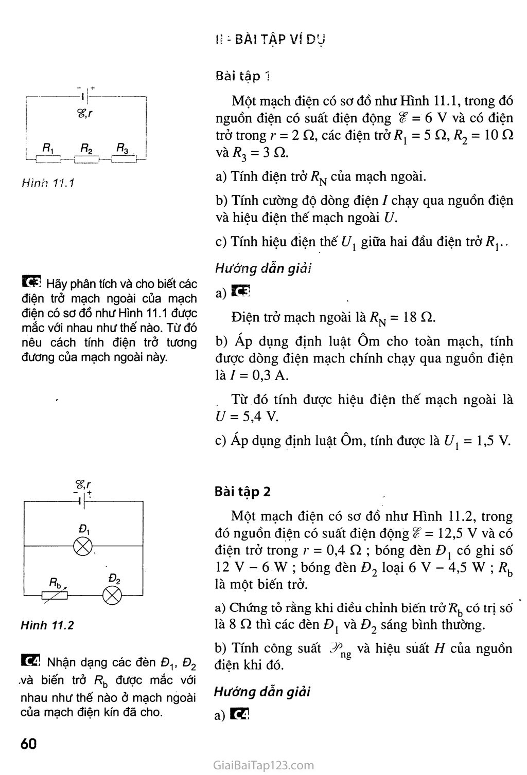 Bài 11. Phương pháp giải một số bài toán về toàn mạch trang 2