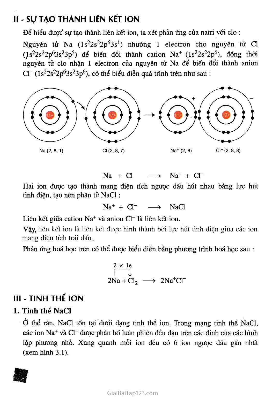 Bài 12.  Liên kết ion - Tinh thể ion trang 4