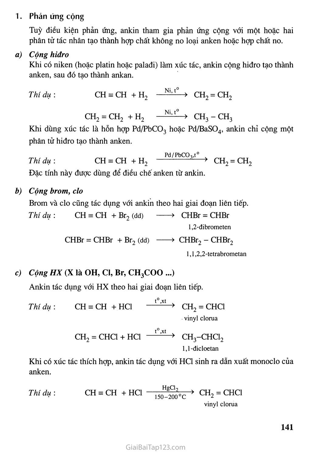 ANKIN Tính chất vật lý Tính chất hóa học Cách điều chế và Ứng dụng của  ANKIN  Hóa 11 bài 32