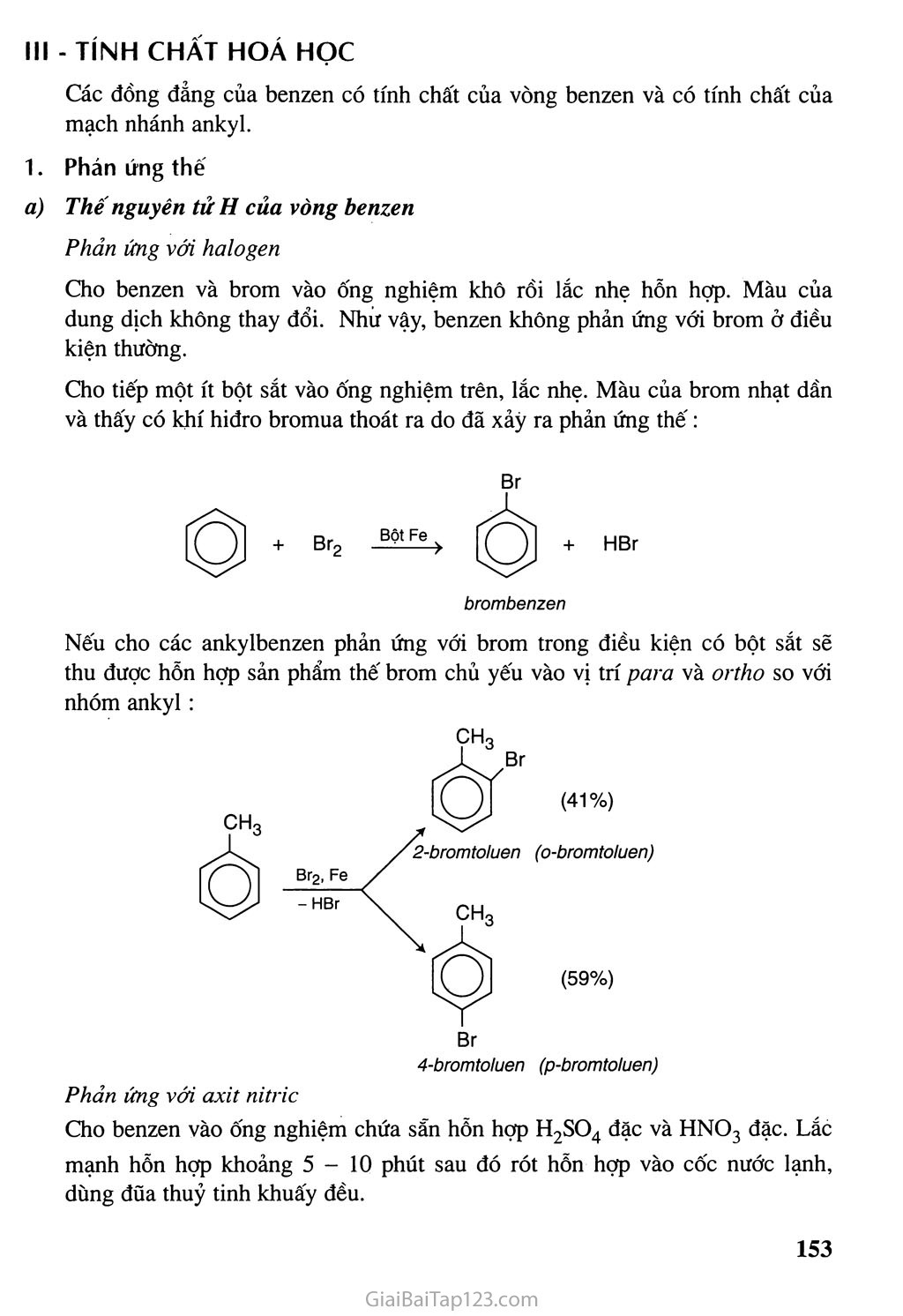 Bài 35: Benzen và đồng đẳng - Một số hiđrocacbon thơm khác trang 5