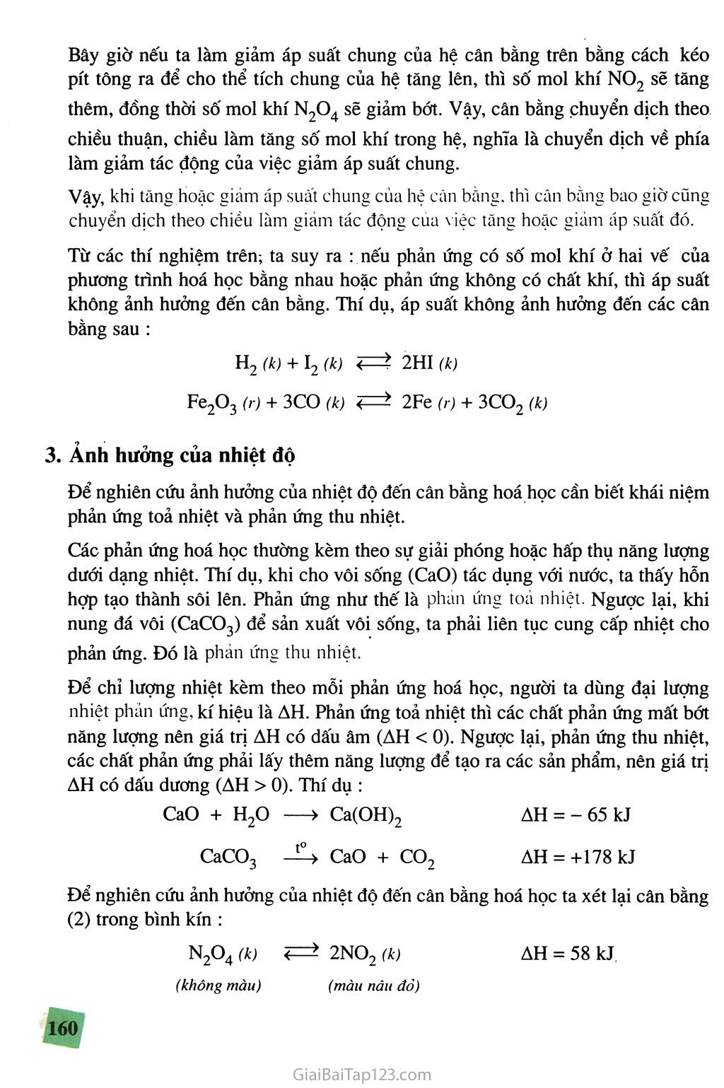 Bài 38. Căn bằng hóa học trang 5