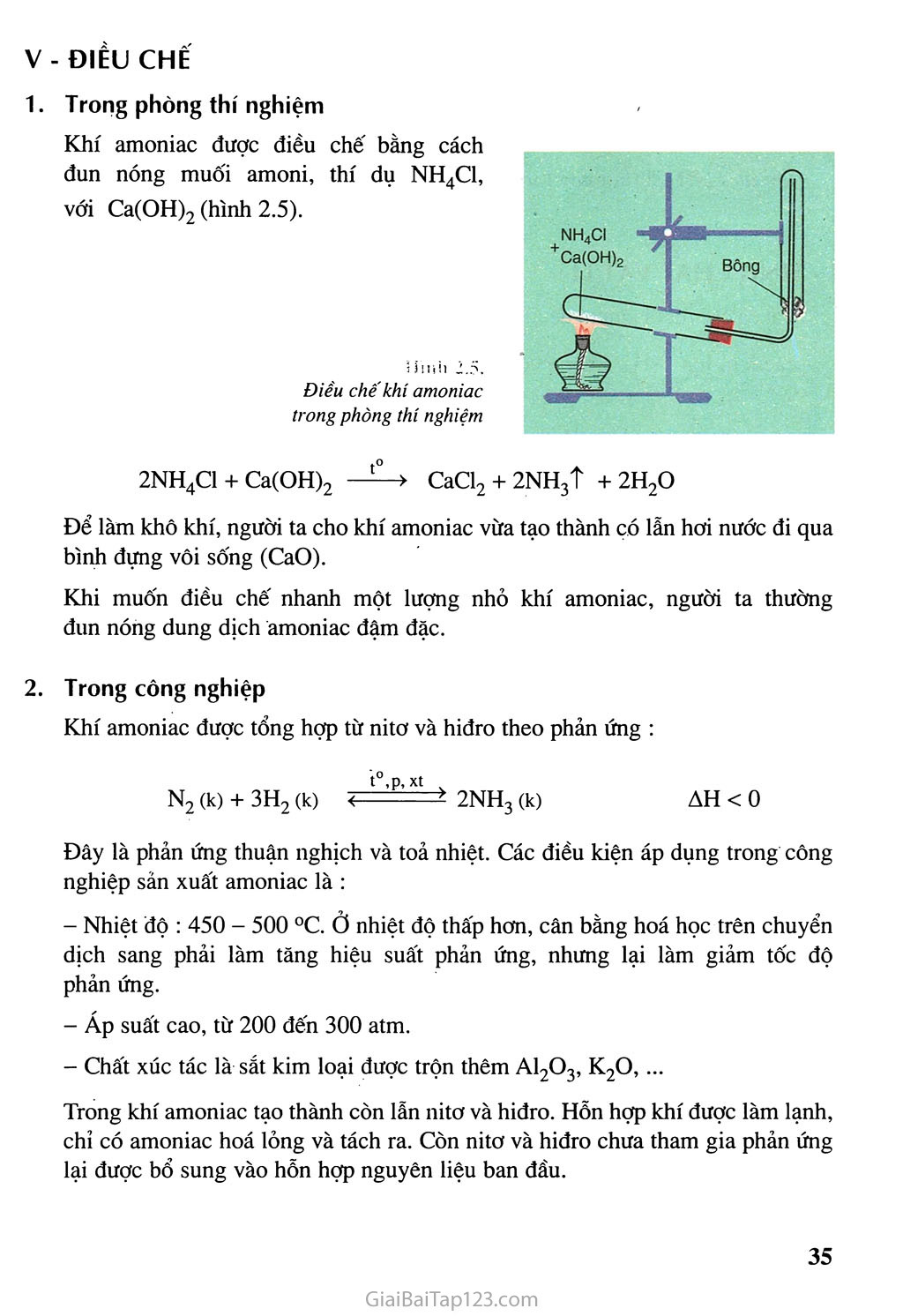Bài 8: Amoniac và muối amoni trang 4