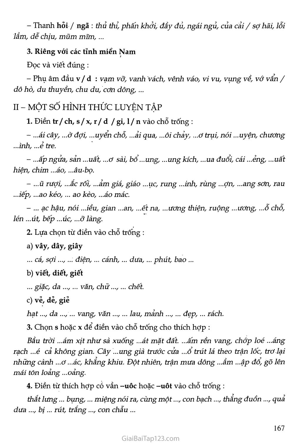 Chương trình địa phương (phần Tiếng Việt): Rèn luyện chính tả trang 2