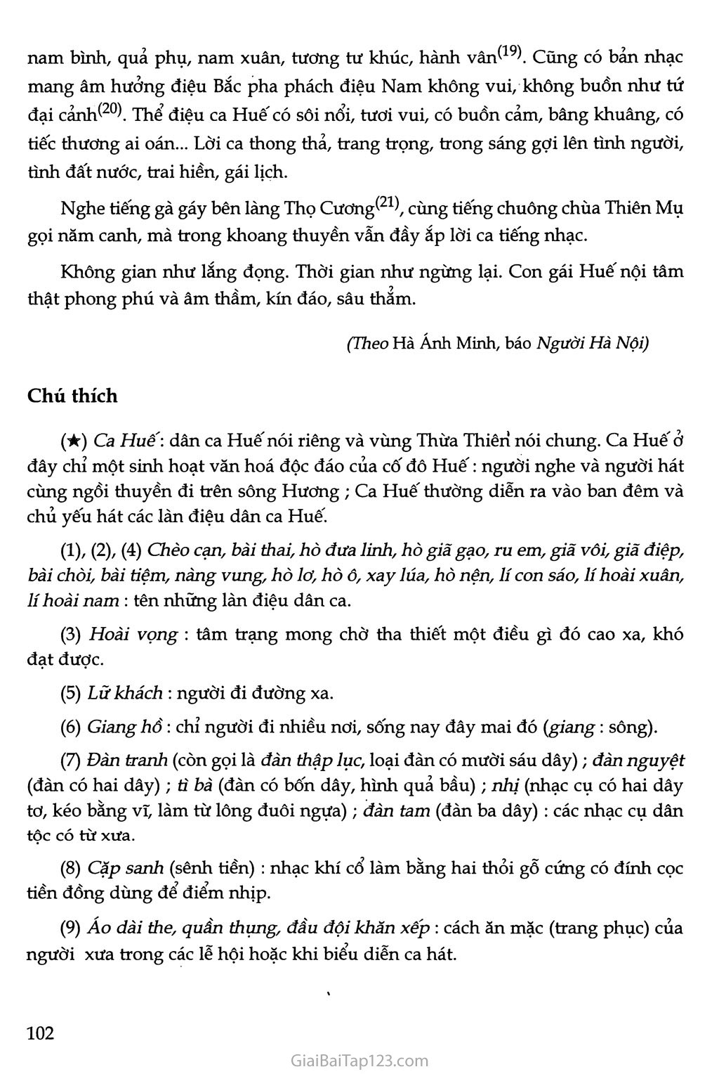 Ca Huế trên sông Hương trang 4