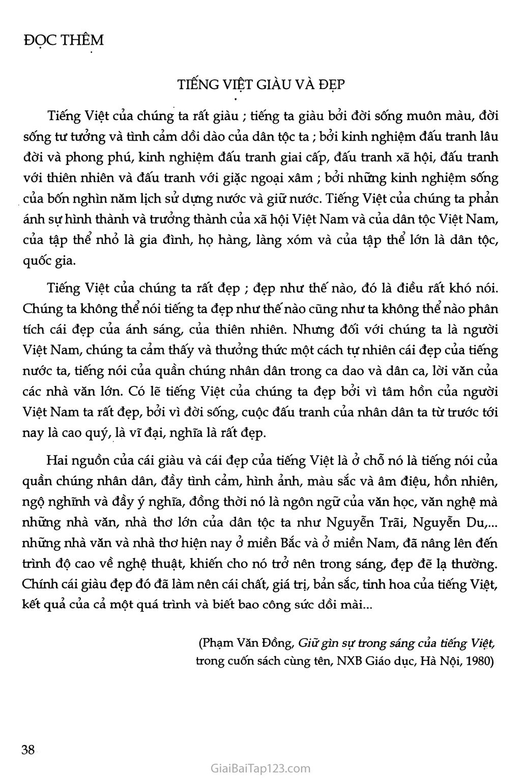 Sự giàu đẹp của tiếng Việt trang 5