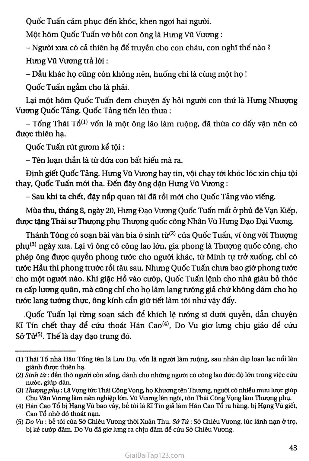 Hưng Đạo Đại Vương Trần Quốc Tuấn (trích Đại Việt sử kí toàn thư) trang 3