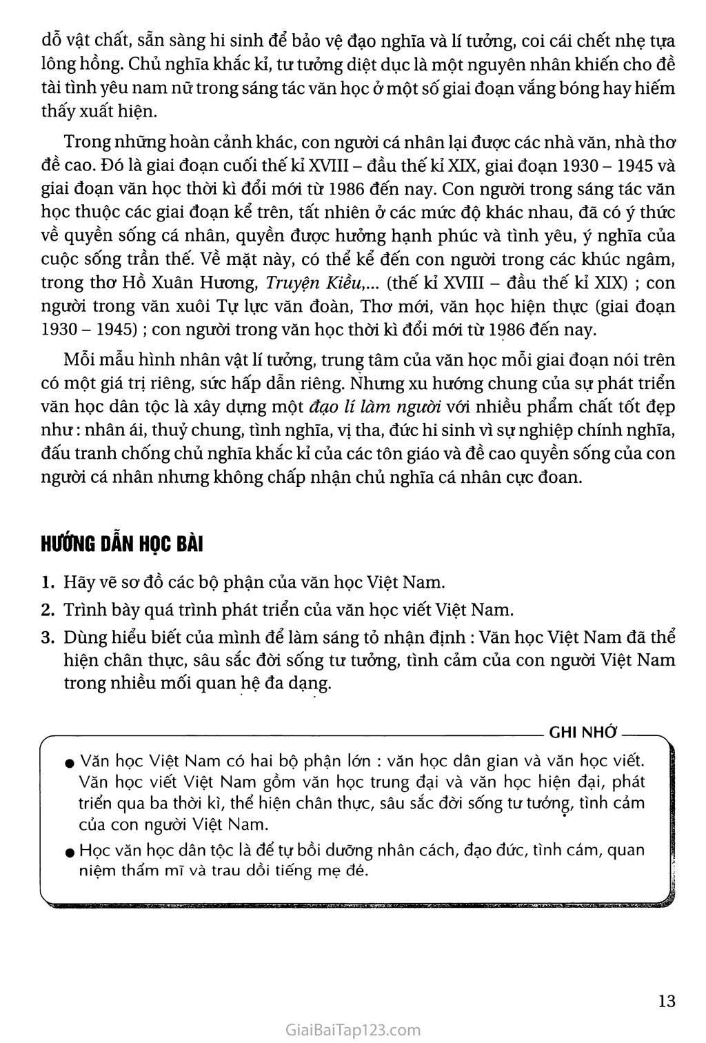 Tổng quan văn học Việt Nam trang 9