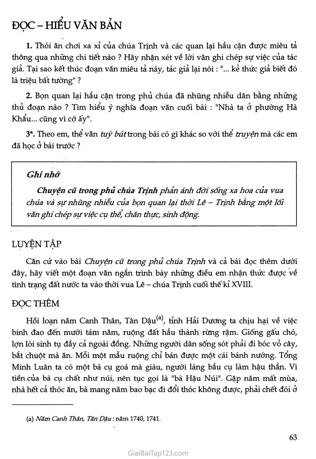 Chuyện cũ trong phủ chúa Trịnh (trích Vũ trung tuỳ bút) trang 4