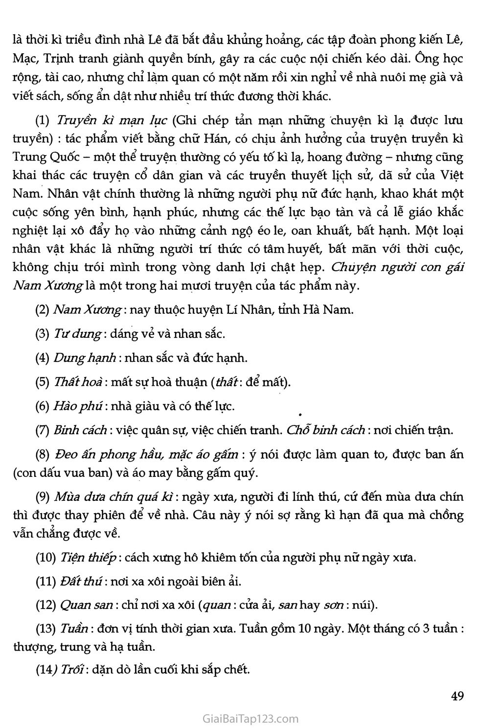 Chuyện người con gái Nam Xương (trích Truyền kì mạn lục) trang 7