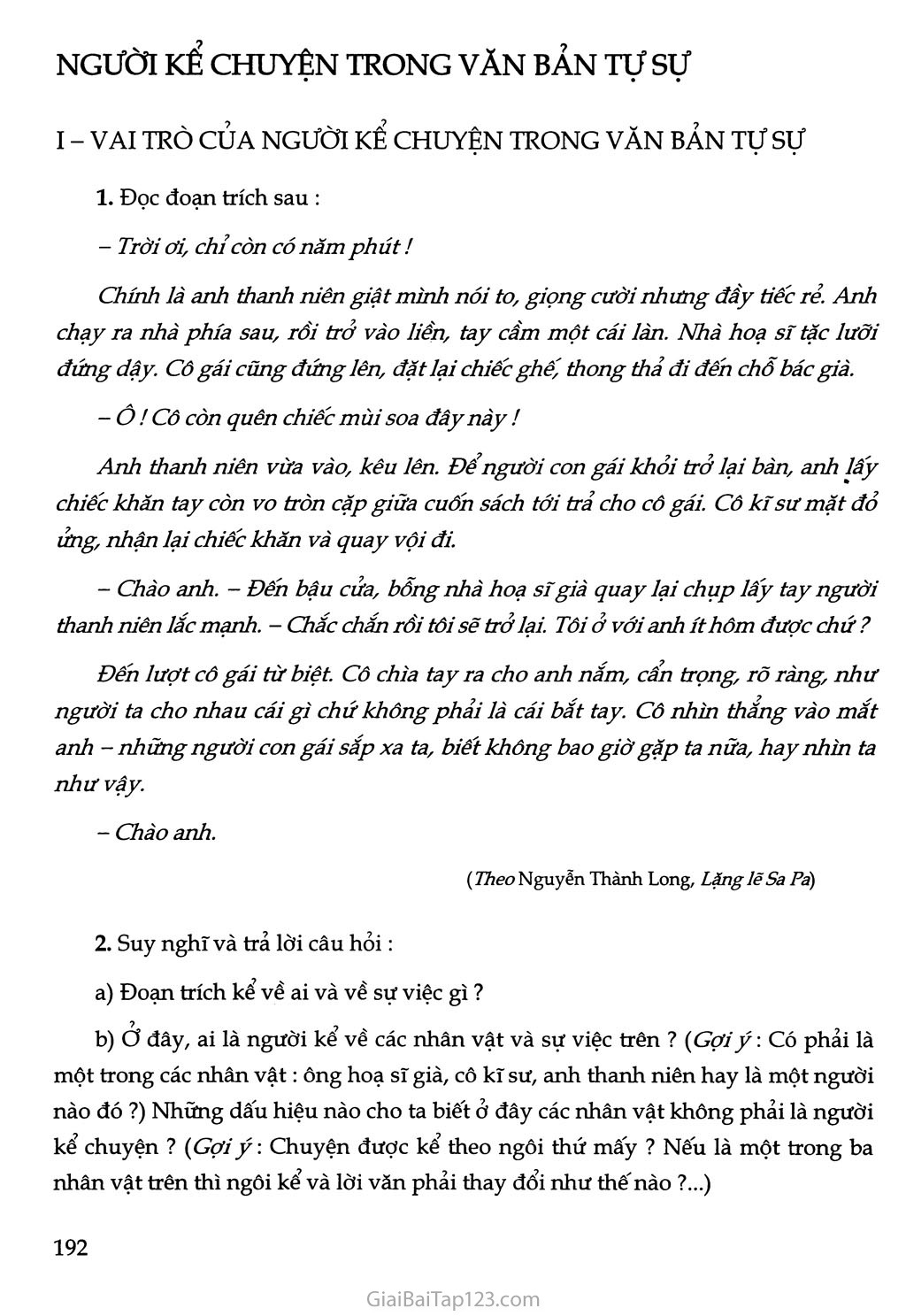 Người kể chuyện trong văn bản tự sự trang 1