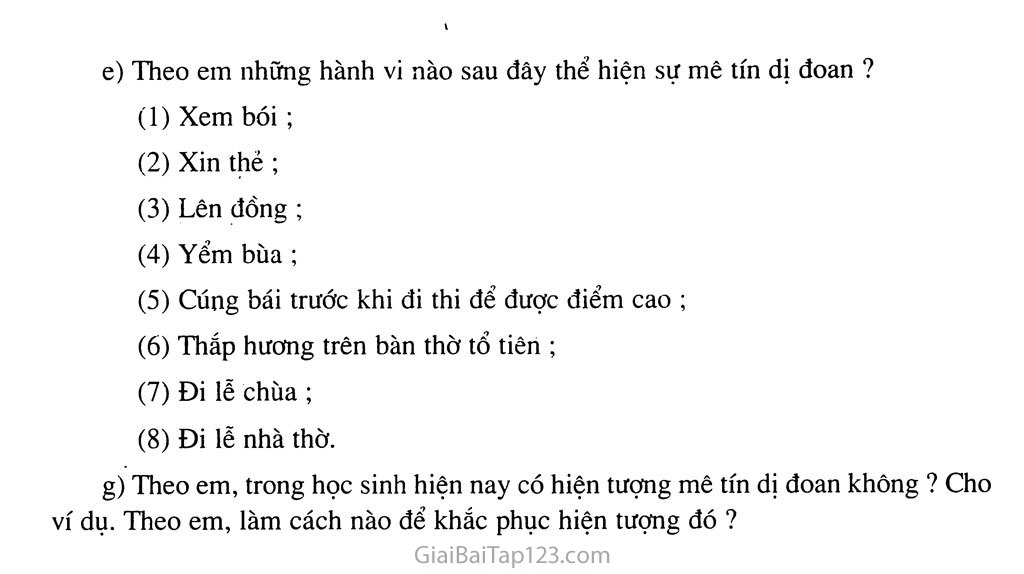 Bài 16: Quyền tự do tín ngưỡng và tôn giáo trang 4 Bài 16: Quyền tự do tín ngưỡng và tôn giáo trang 4