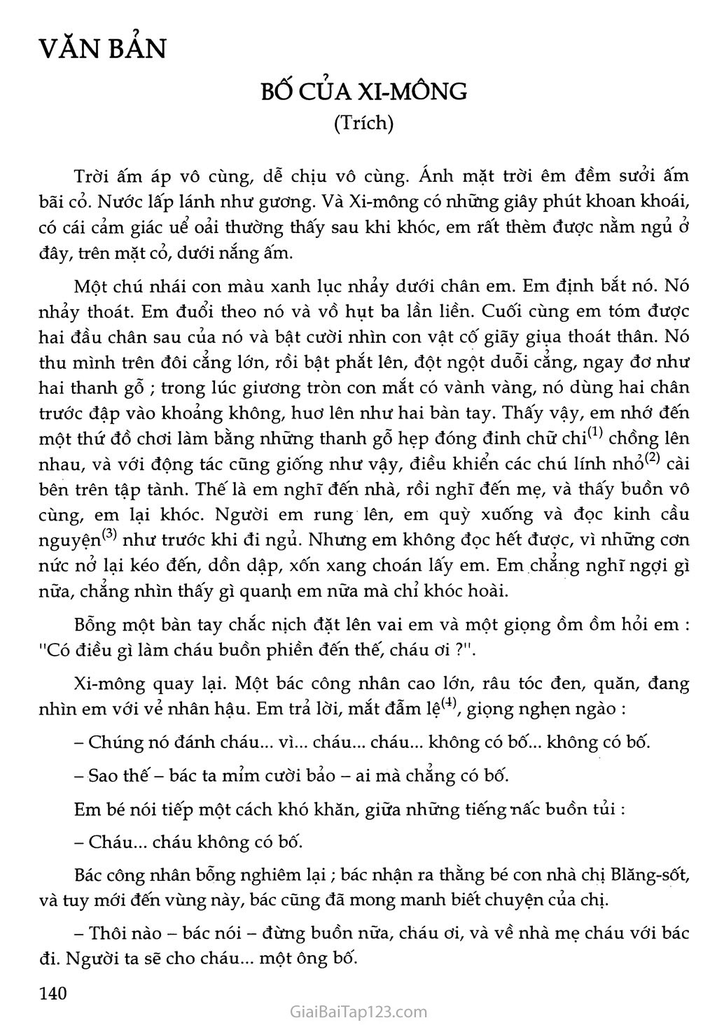 Bố của Xi-mông (trích) trang 2