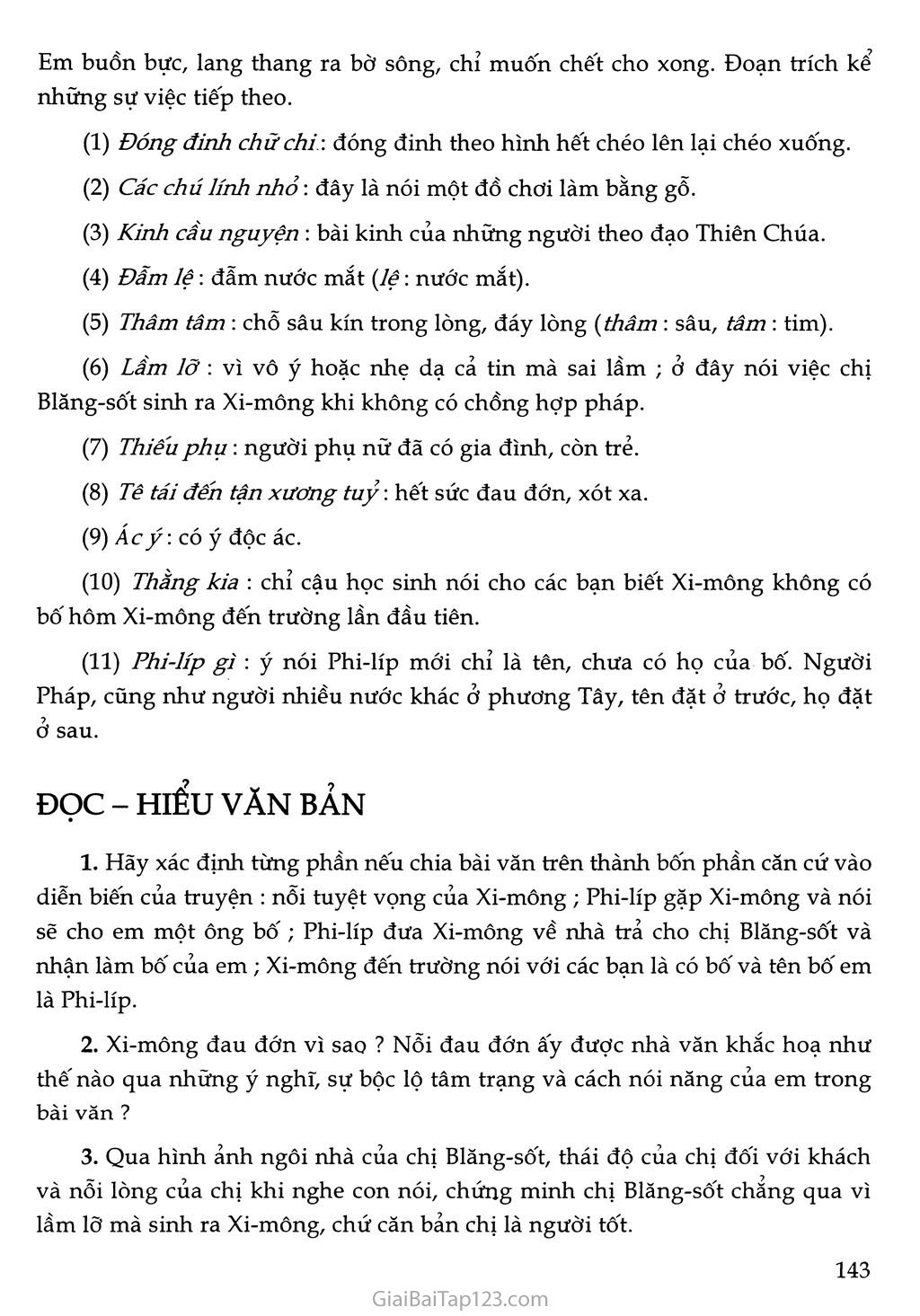 Bố của Xi-mông (trích) trang 5