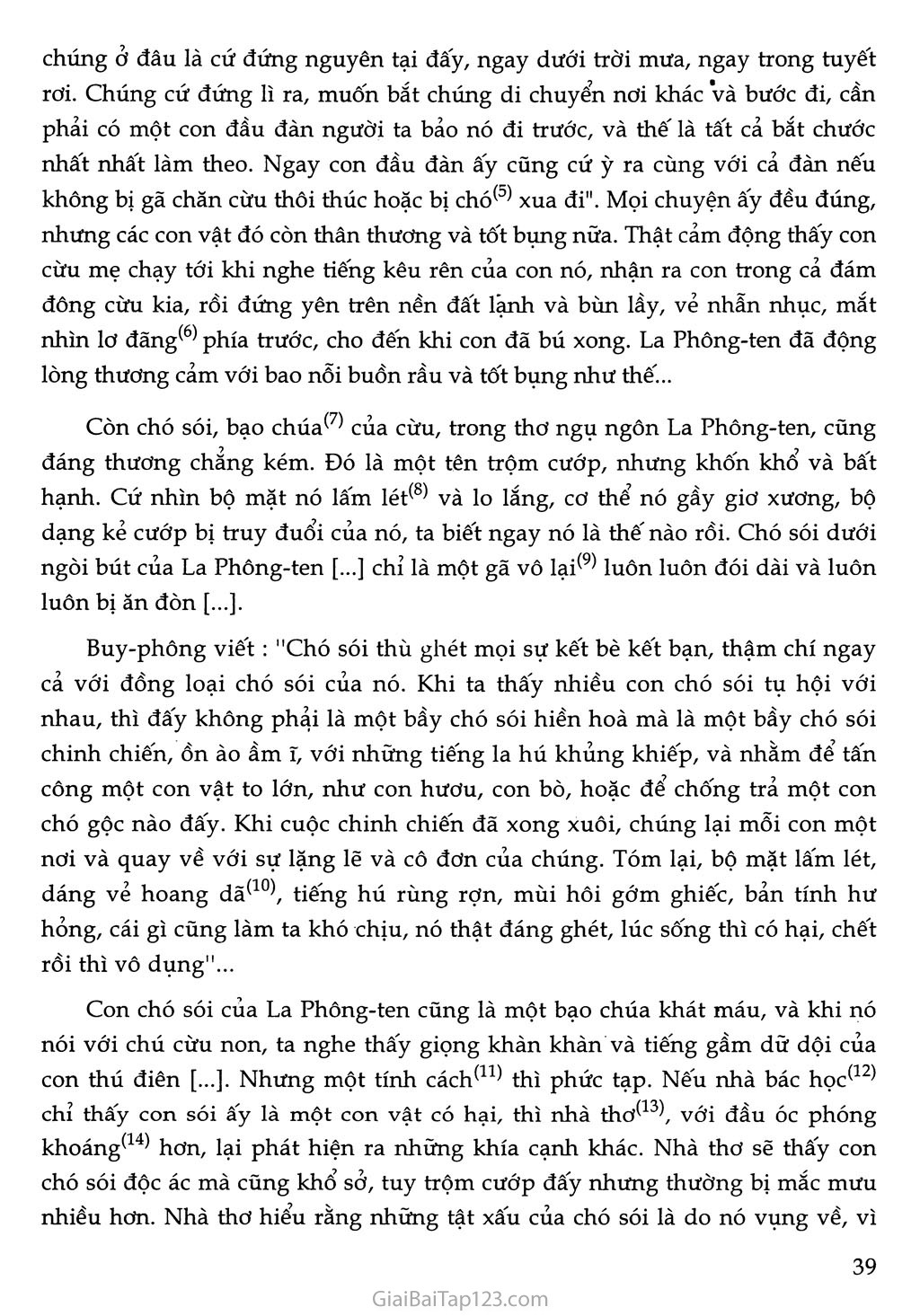 Chó sói và cừu trong thơ ngụ ngôn của La Phông-ten (trích) trang 3