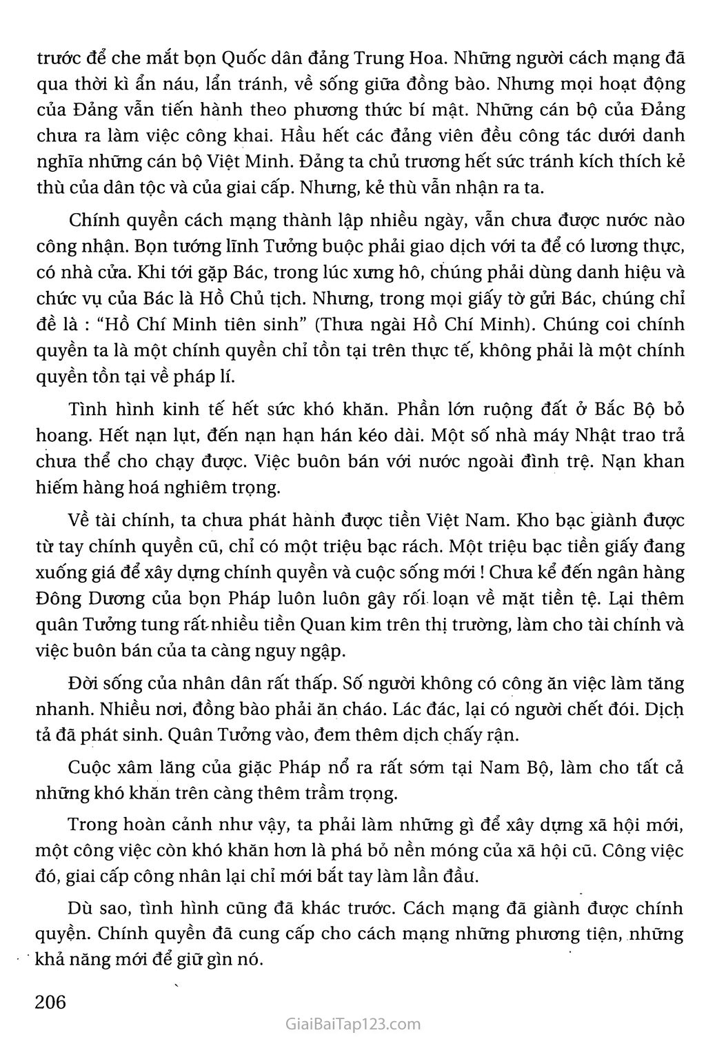 Đọc thêm: Những ngày đầu của đất nước Việt Nam mới (trích Những năm tháng không thể nào quên) trang 3