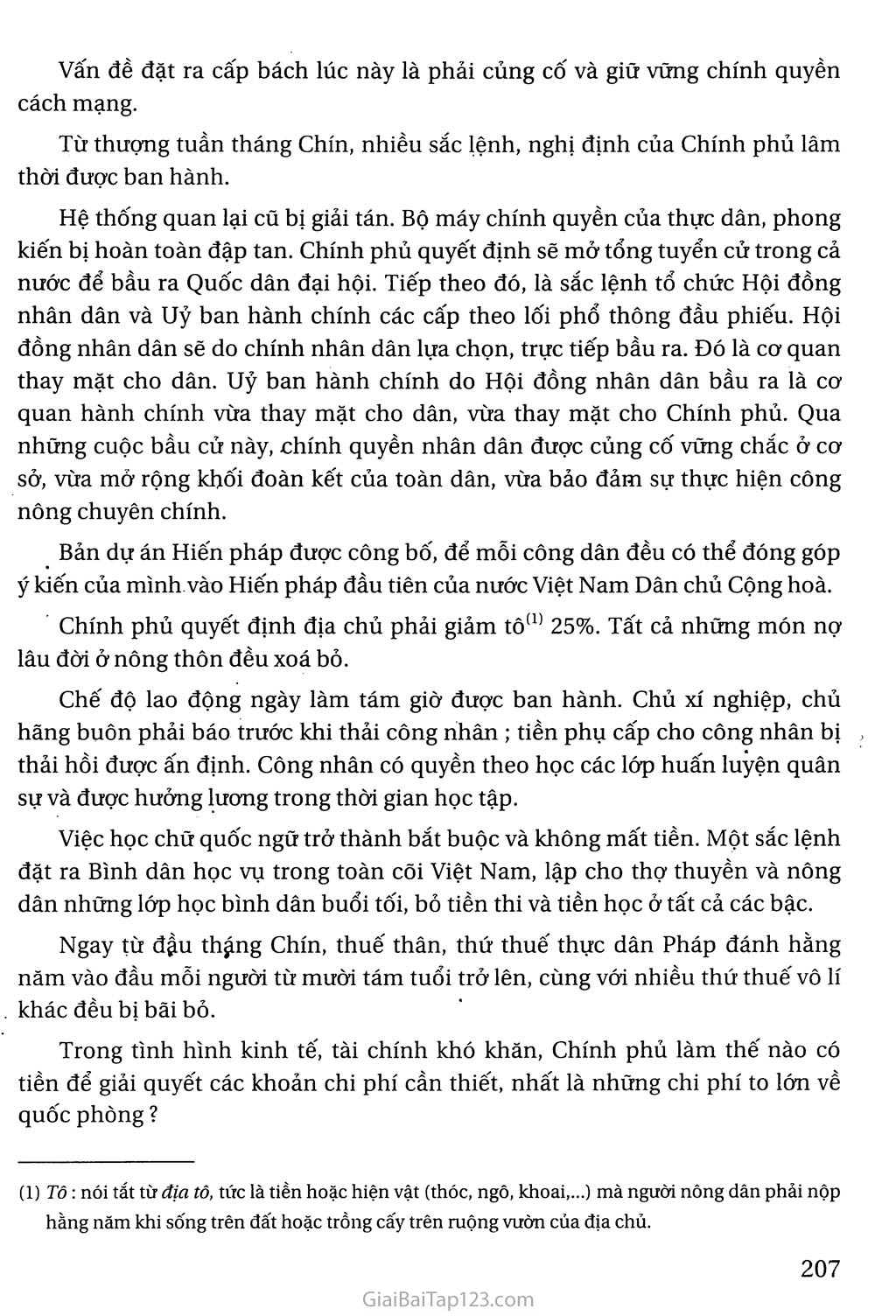 Đọc thêm: Những ngày đầu của đất nước Việt Nam mới (trích Những năm tháng không thể nào quên) trang 4